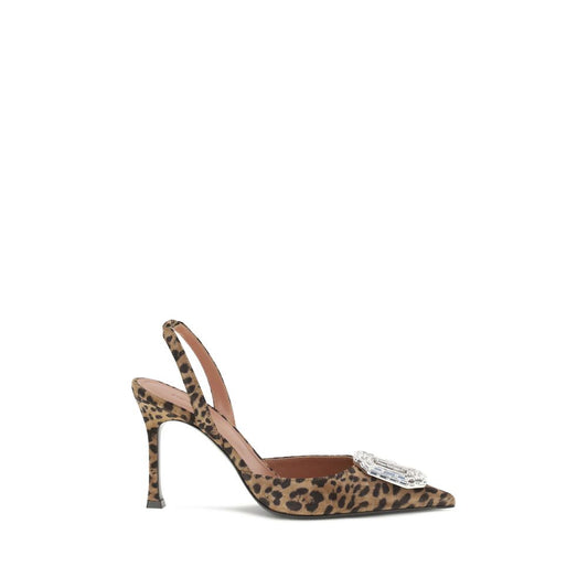 Multicolor Silk High Heel Pumps Shoes Amina Muaddi