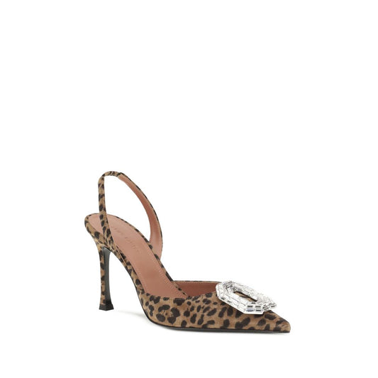 Multicolor Silk High Heel Pumps Shoes Amina Muaddi