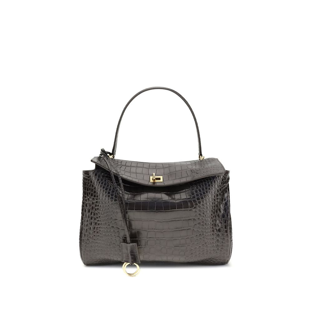 Brown Calf Leather Bos Taurus Handbag Bags Balenciaga