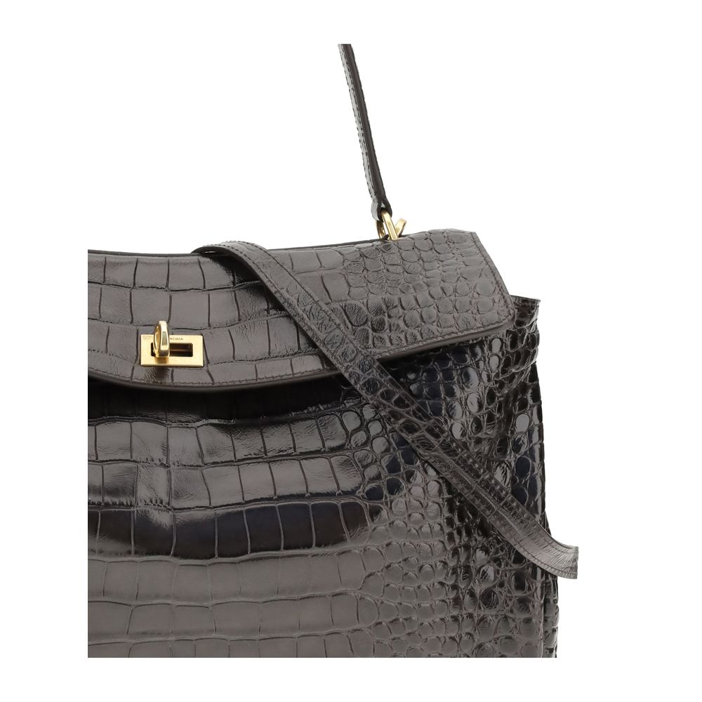 Brown Calf Leather Bos Taurus Handbag Bags Balenciaga