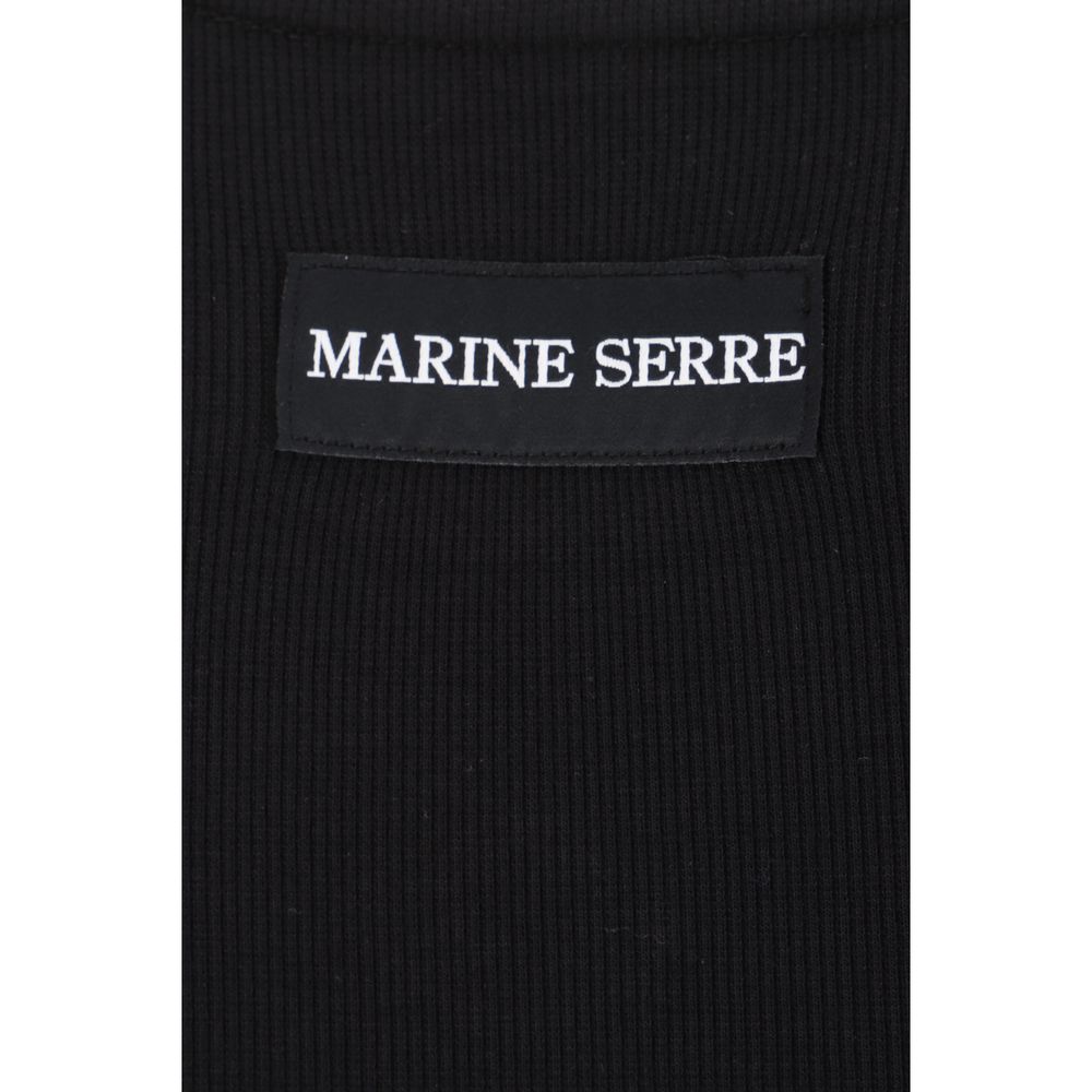 Black Cotton Casual Dress Dress Marine Serre