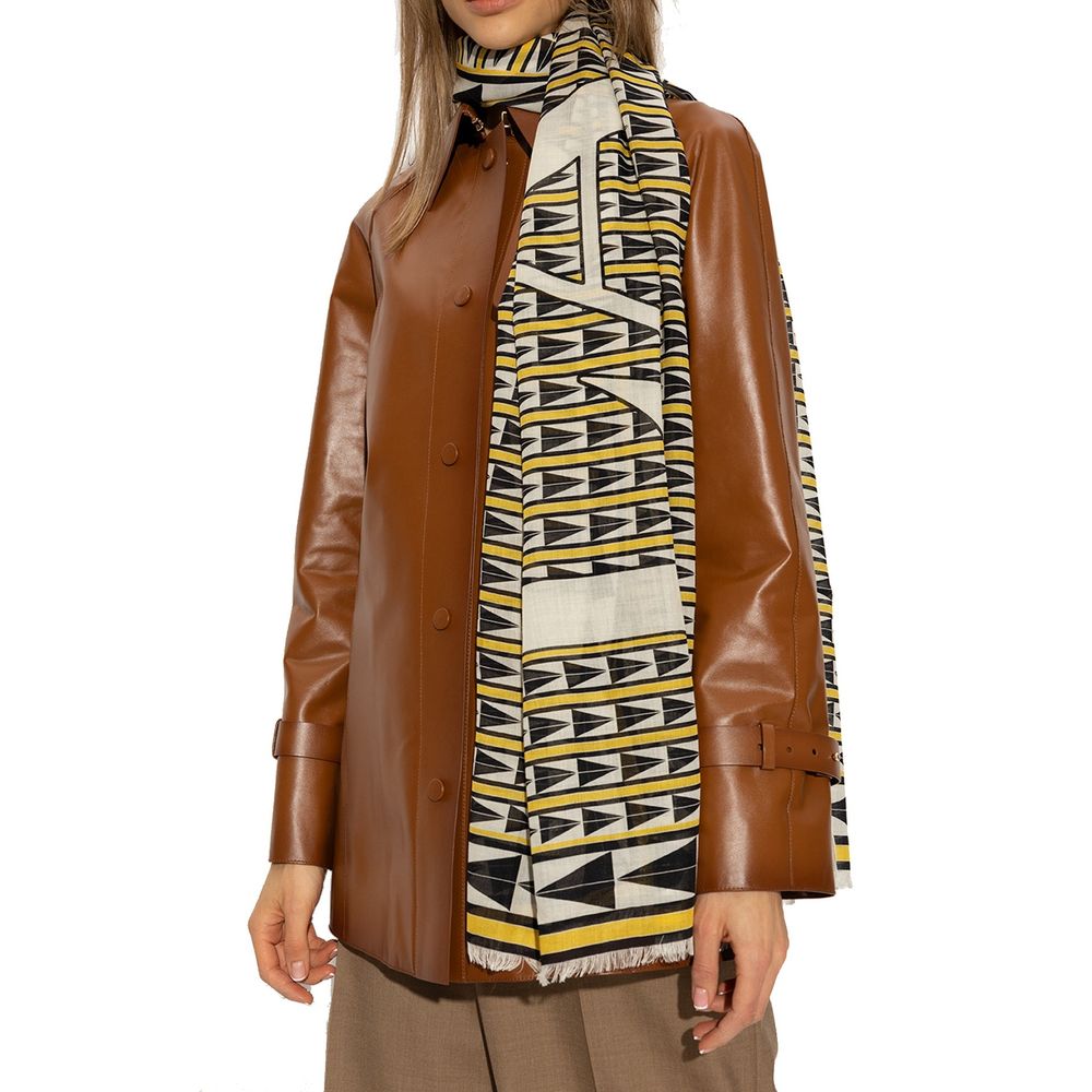 Yellow Wool Scarf Lanvin