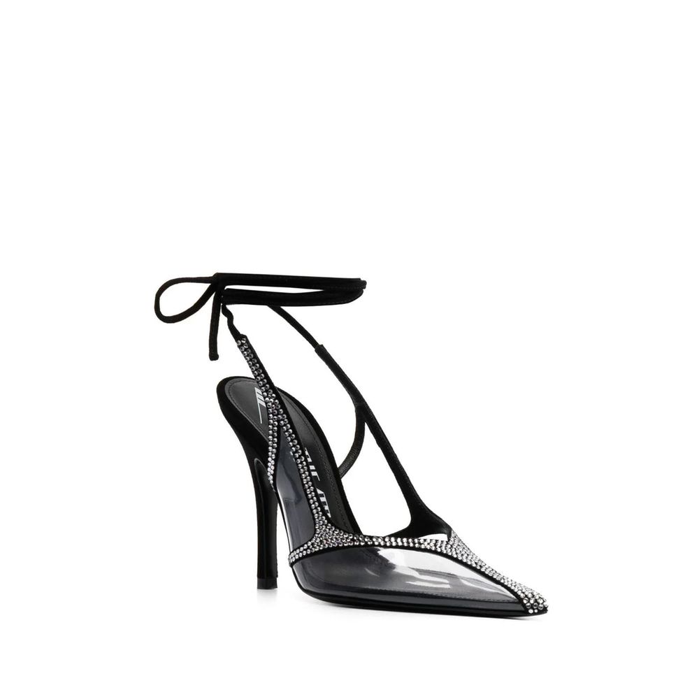 Black Pvc High Heel Pumps Shoes The Attico