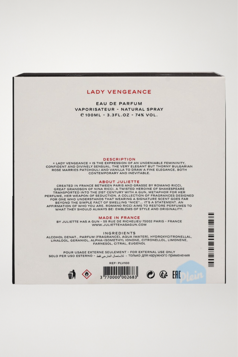 Lady Vengeance parfum Juliette has a gun