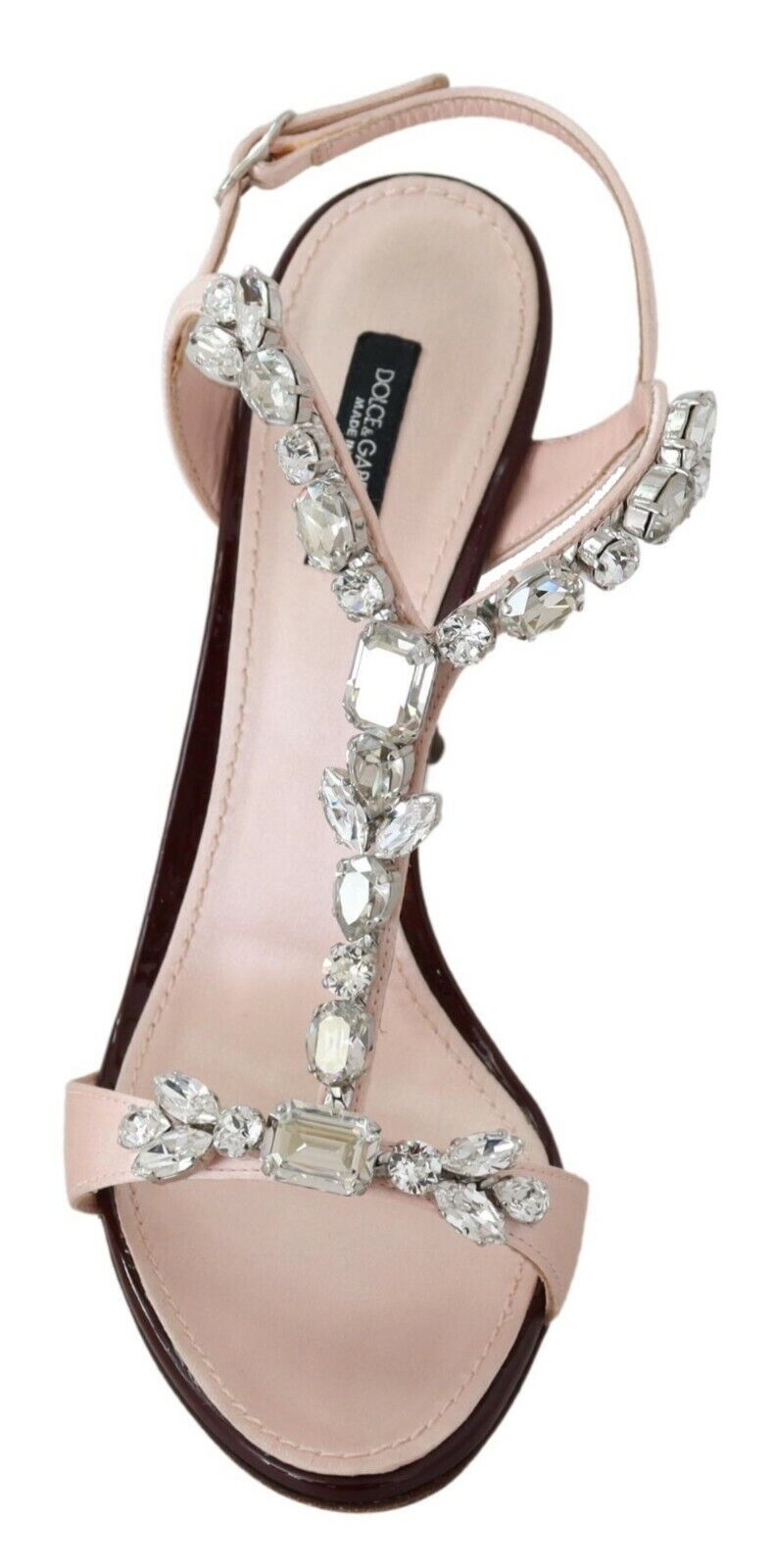 Pink Crystals Heels Keira Sandals Shoes Dolce & Gabbana