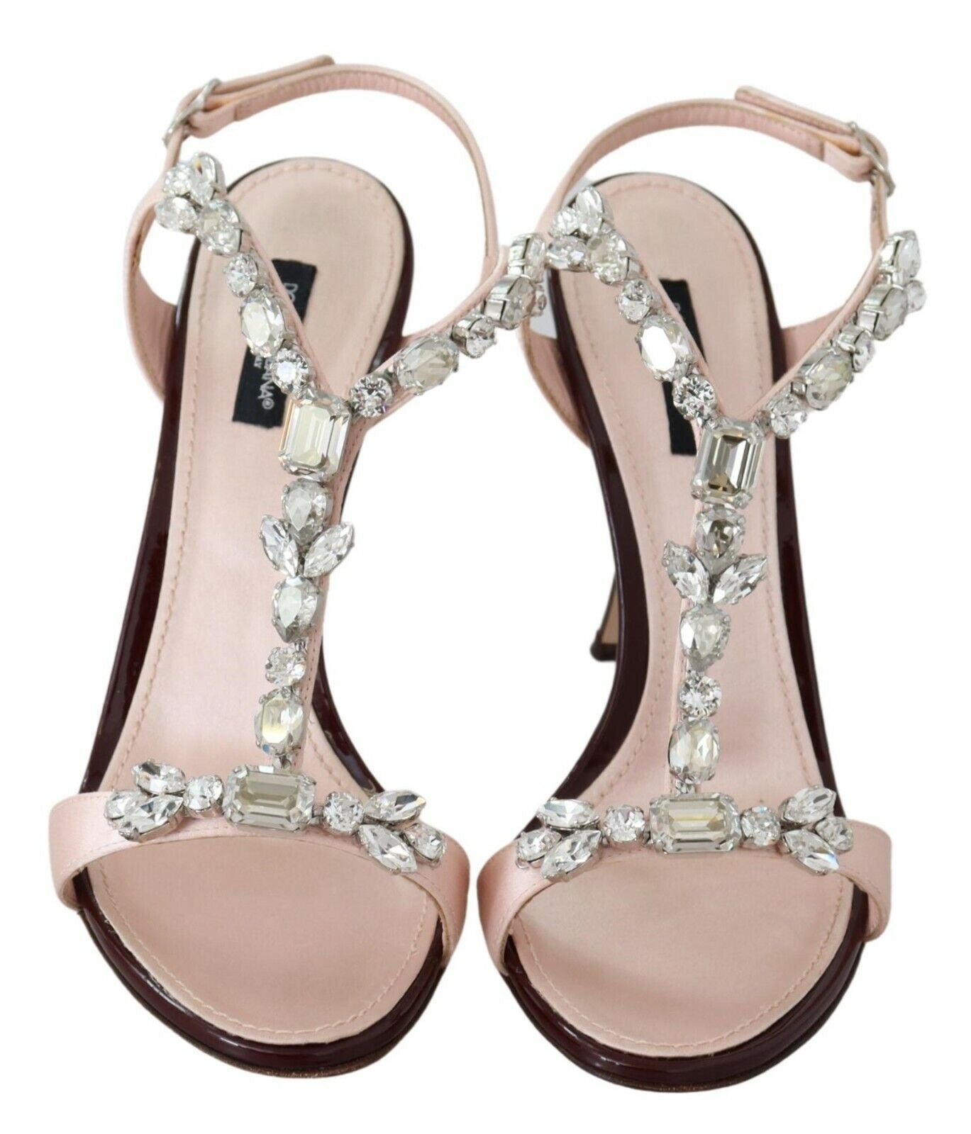 Pink Crystals Heels Keira Sandals Shoes Dolce & Gabbana