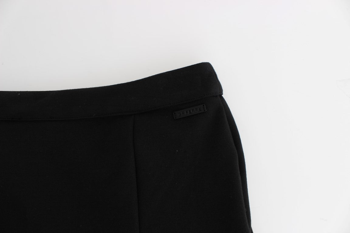 Black Straight Pencil Skirt Skirts GF Ferre