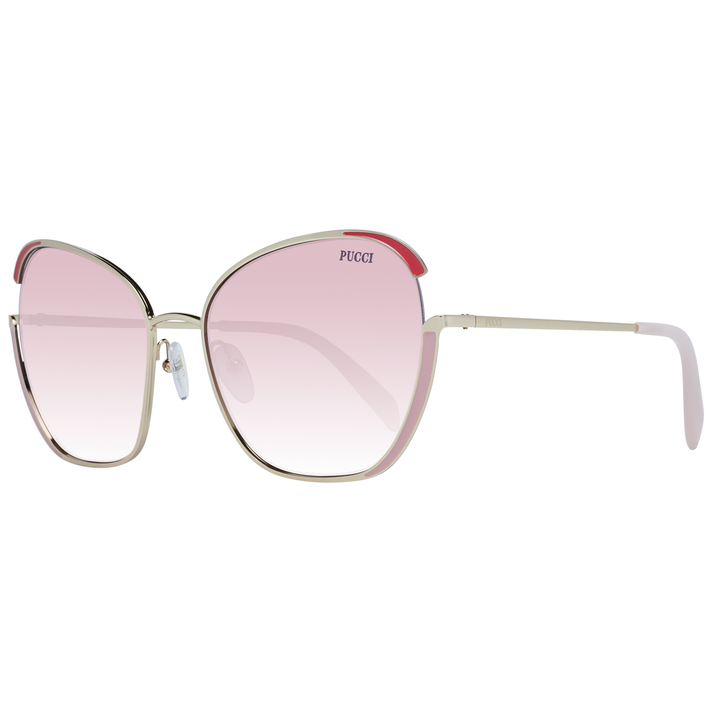 Gold Metal Sunglasses Sunglasses Emilio Pucci