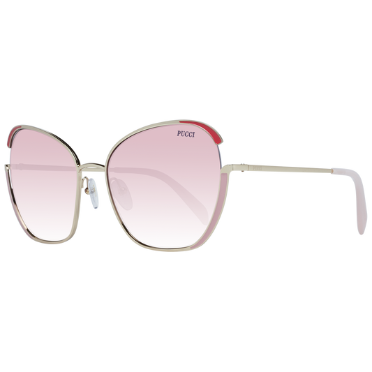 Gold Metal Sunglasses Sunglasses Emilio Pucci