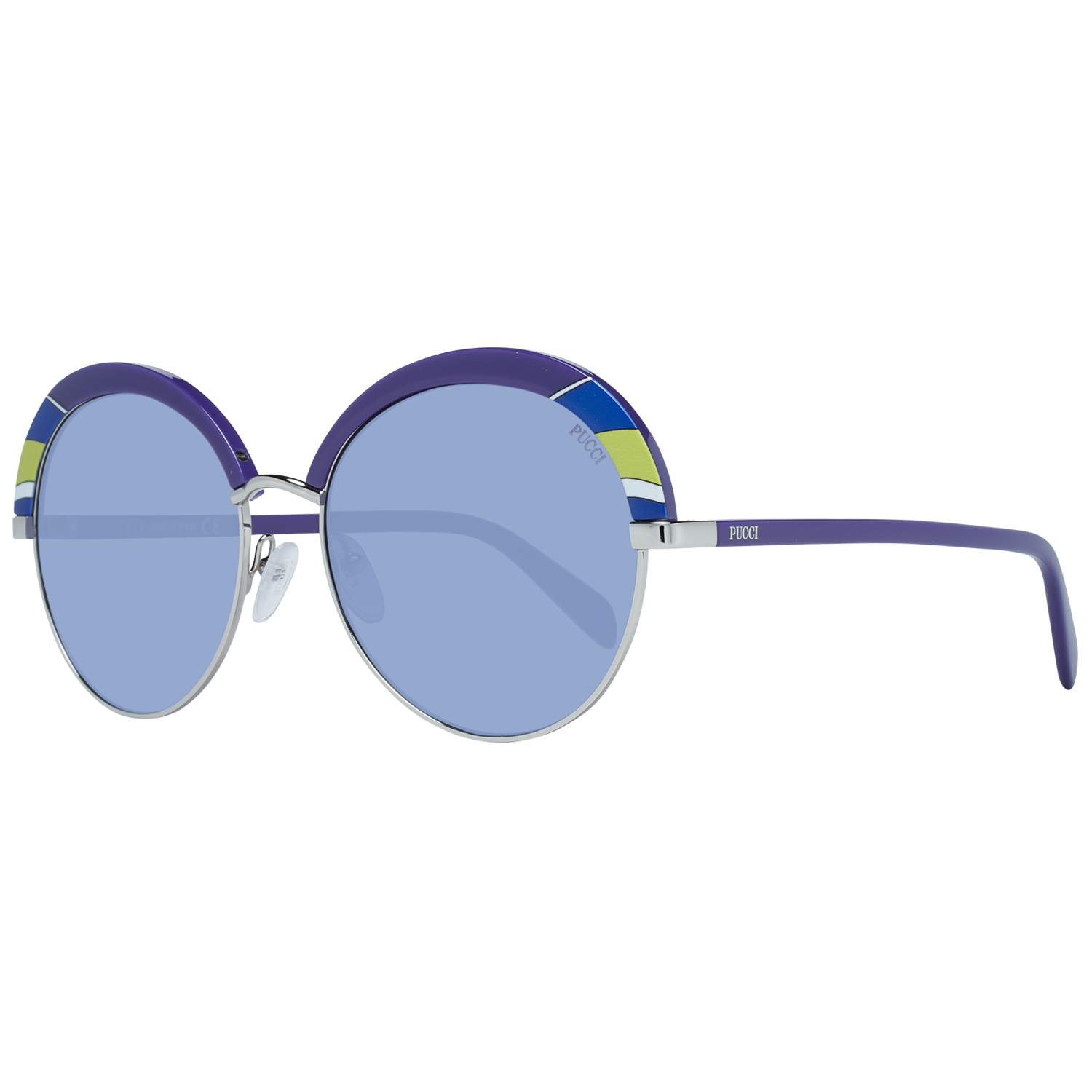 Purple Metal & Plastic Sunglasses Sunglasses Emilio Pucci
