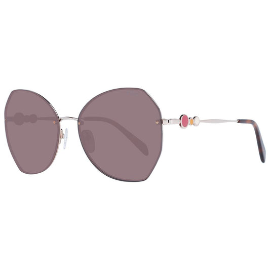 Rose Gold Metal Sunglasses Sunglasses Emilio Pucci