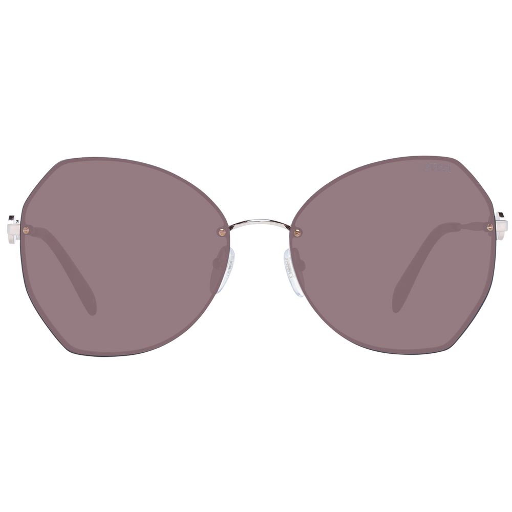 Rose Gold Metal Sunglasses Sunglasses Emilio Pucci