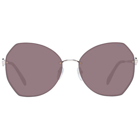 Rose Gold Metal Sunglasses Sunglasses Emilio Pucci
