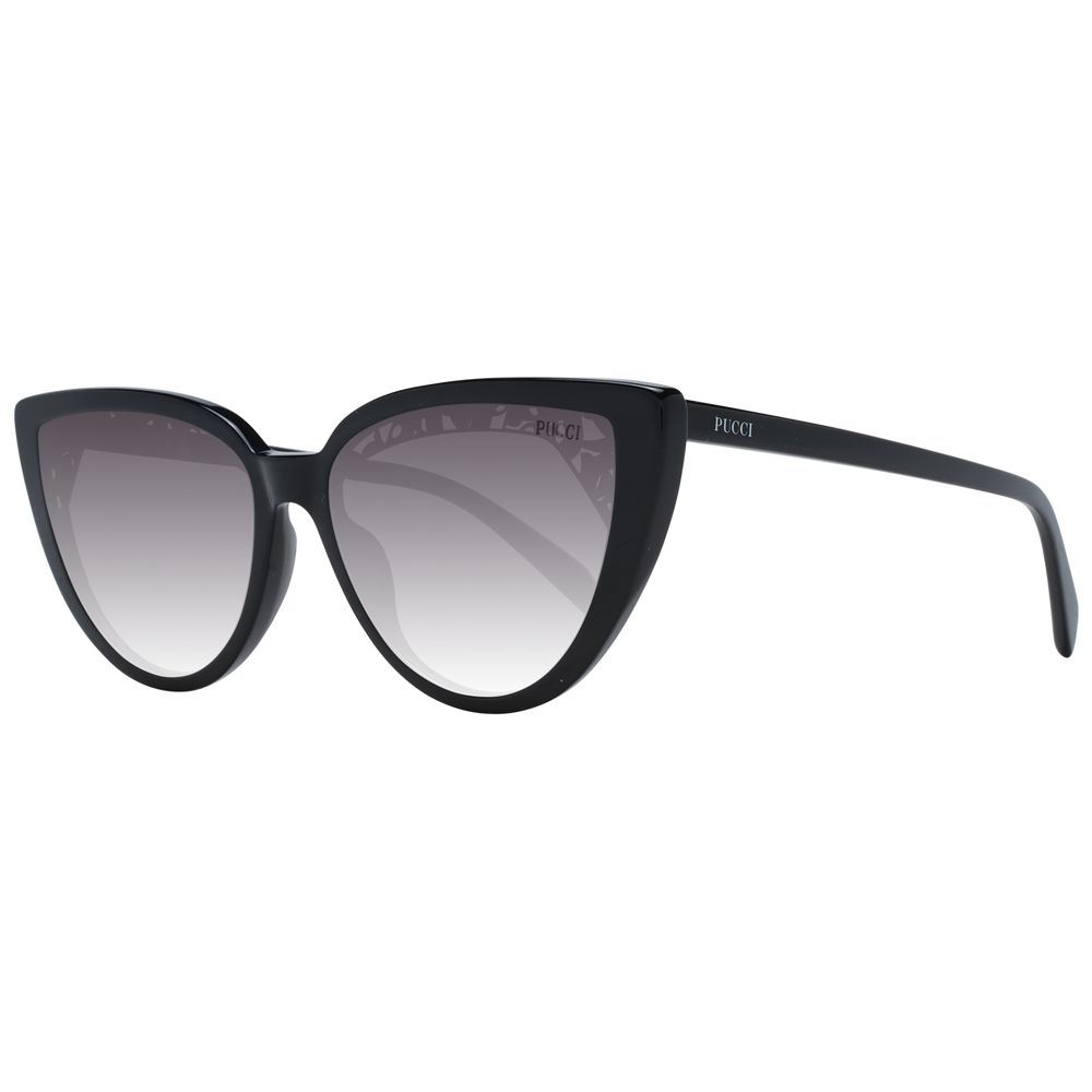 Black Plastic Sunglasses Sunglasses Emilio Pucci