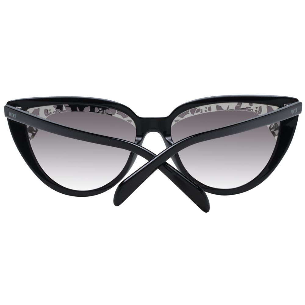Black Plastic Sunglasses Sunglasses Emilio Pucci