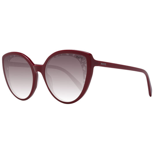 Red Plastic Sunglasses Sunglasses Emilio Pucci