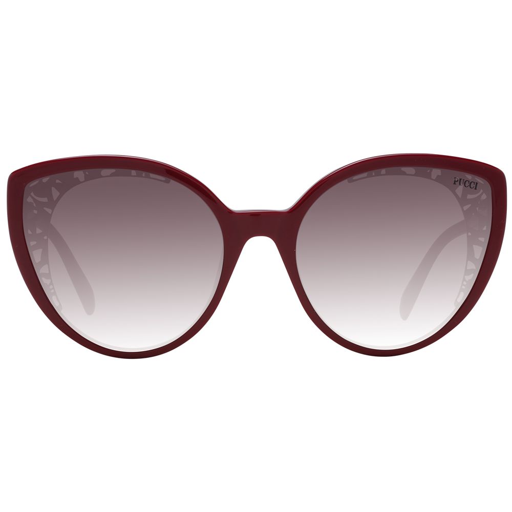 Red Plastic Sunglasses Sunglasses Emilio Pucci