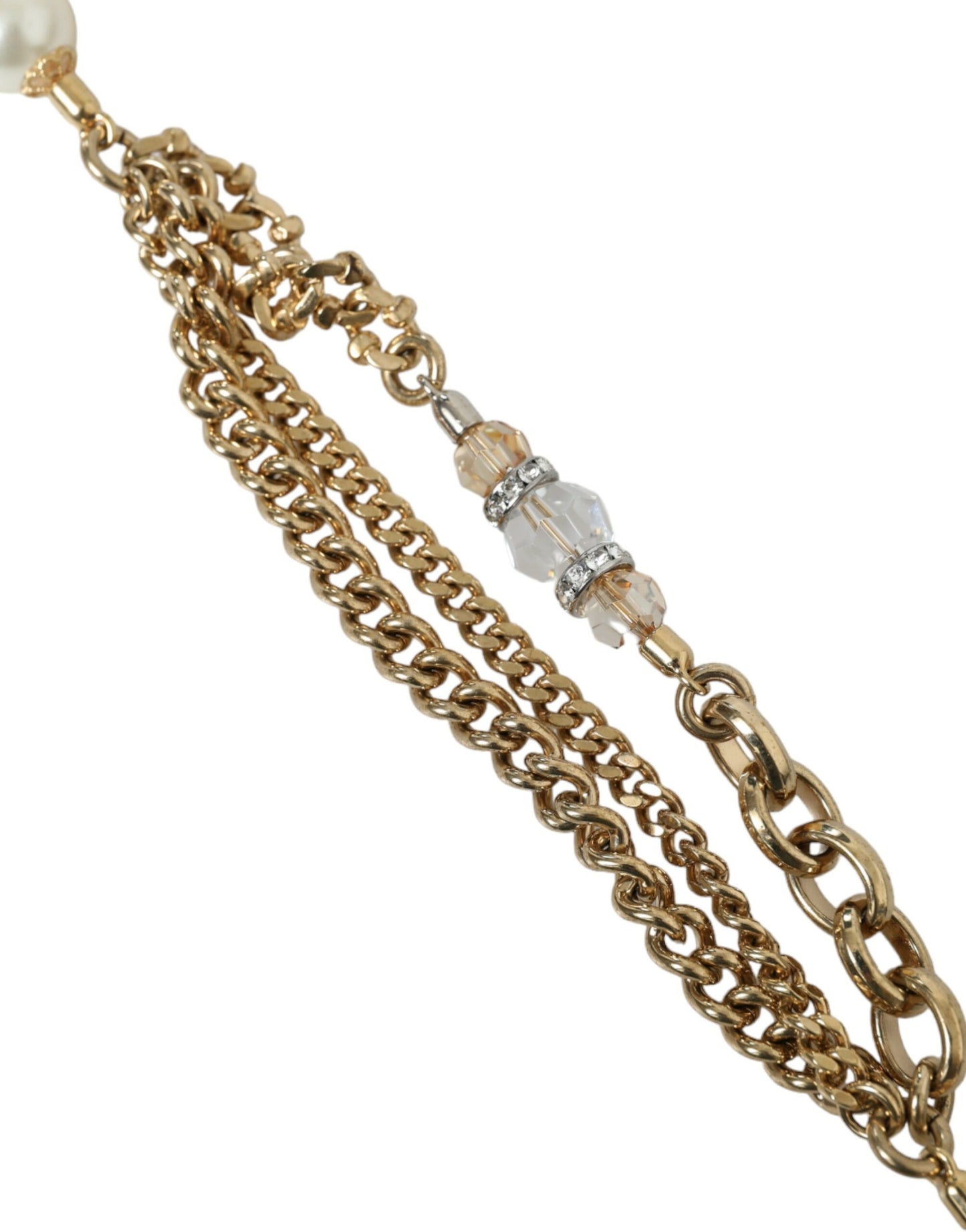 Blue Braided Gold Brass Chain Waist Belt Belt Dolce & Gabbana