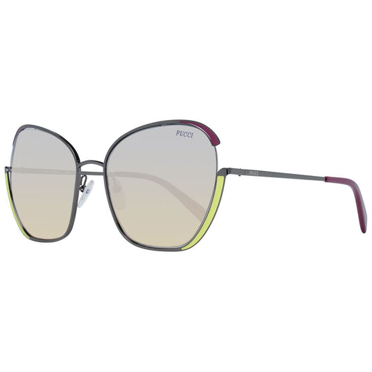 Gray Metal Sunglasses Sunglasses Emilio Pucci