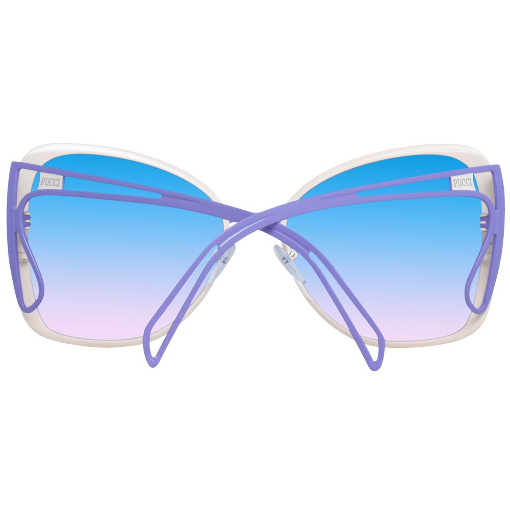 Cream Metal Sunglasses Sunglasses Emilio Pucci