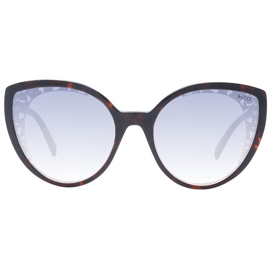 Brown Plastic Sunglasses Sunglasses Emilio Pucci