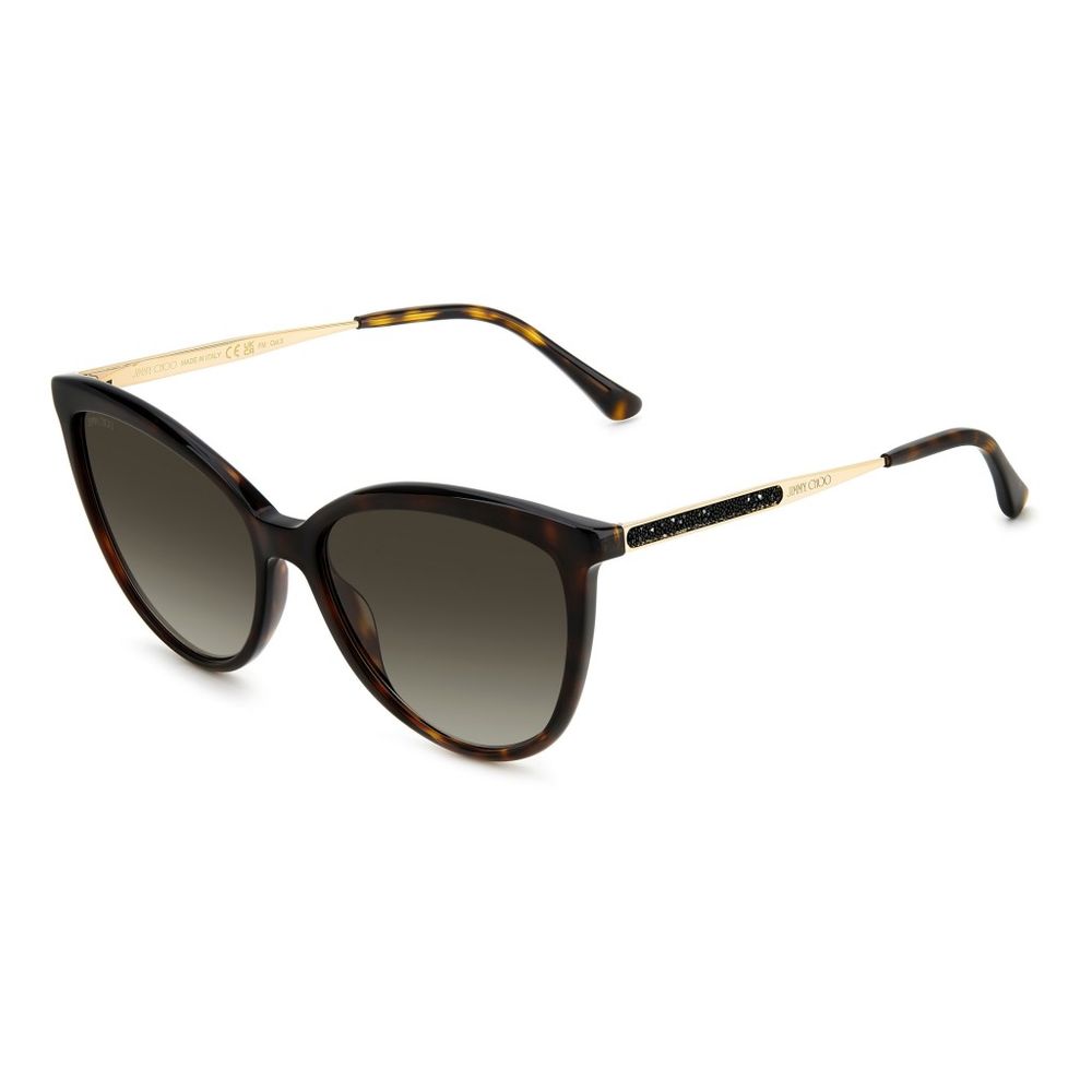 Brown Metal Sunglasses Sunglasses Jimmy Choo