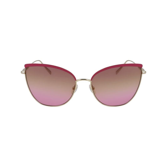 Gold Metal Sunglasses Sunglasses Longchamp