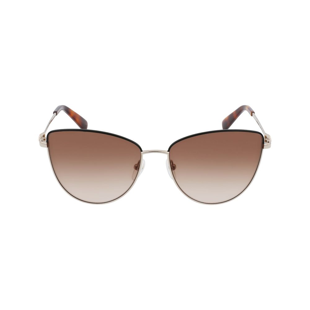 Gold Metal Sunglasses Sunglasses Longchamp
