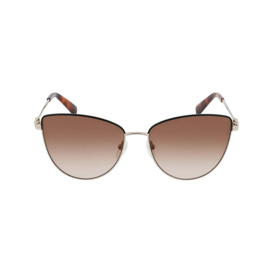 Gold Metal Sunglasses Sunglasses Longchamp