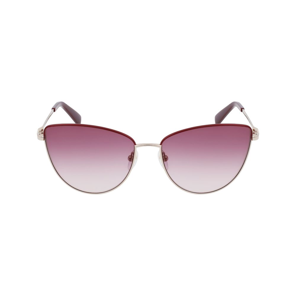 Gold Metal Sunglasses Sunglasses Longchamp