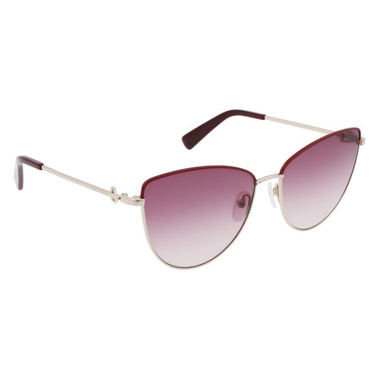 Gold Metal Sunglasses Sunglasses Longchamp