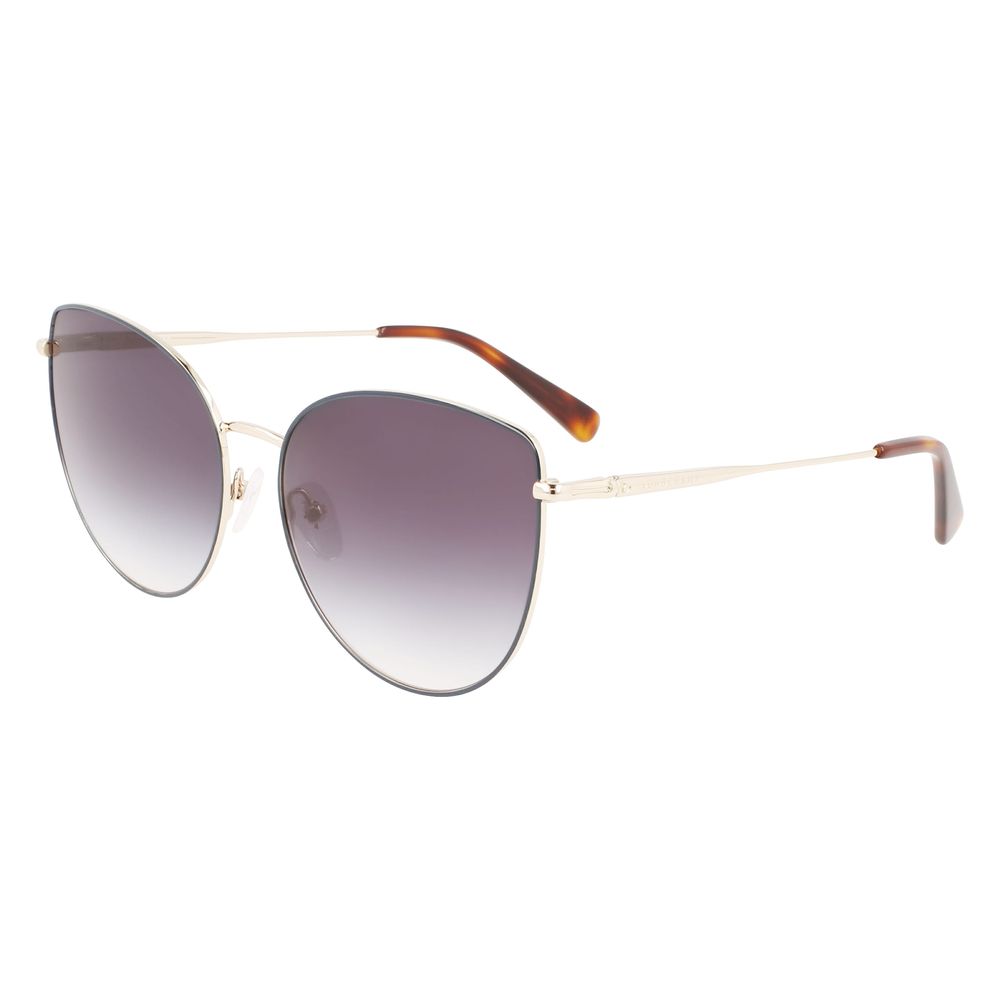 Gold Metal Sunglasses Sunglasses Longchamp