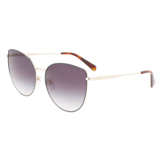 Gold Metal Sunglasses Sunglasses Longchamp