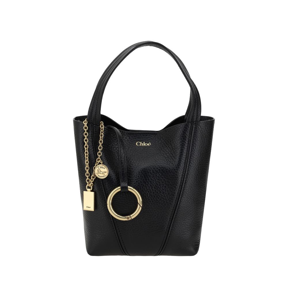 Black Calf Leather Bos Taurus Shoulder Bag Bags Chloé