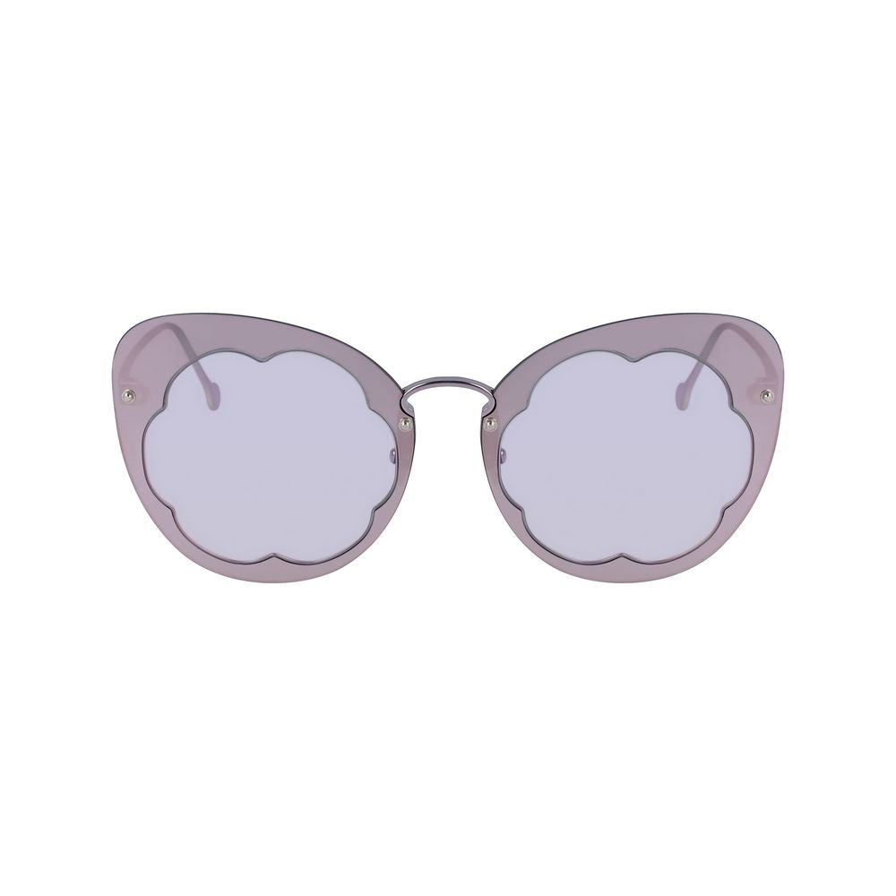 Purple Metal Sunglasses Sunglasses Salvatore Ferragamo