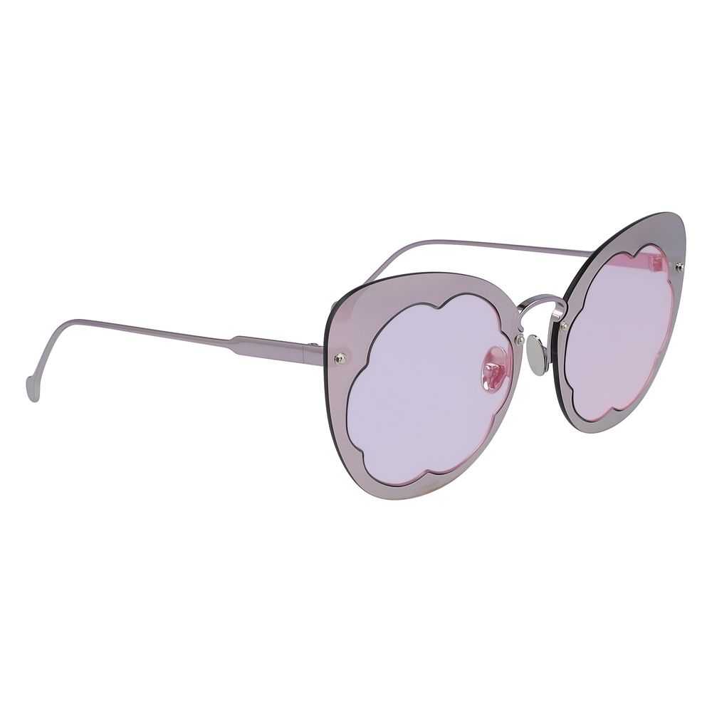 Purple Metal Sunglasses Sunglasses Salvatore Ferragamo