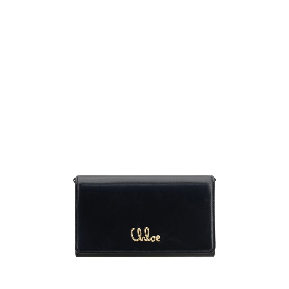 Brown Calf Leather Bos Taurus Clutch Bag Bags Chloé
