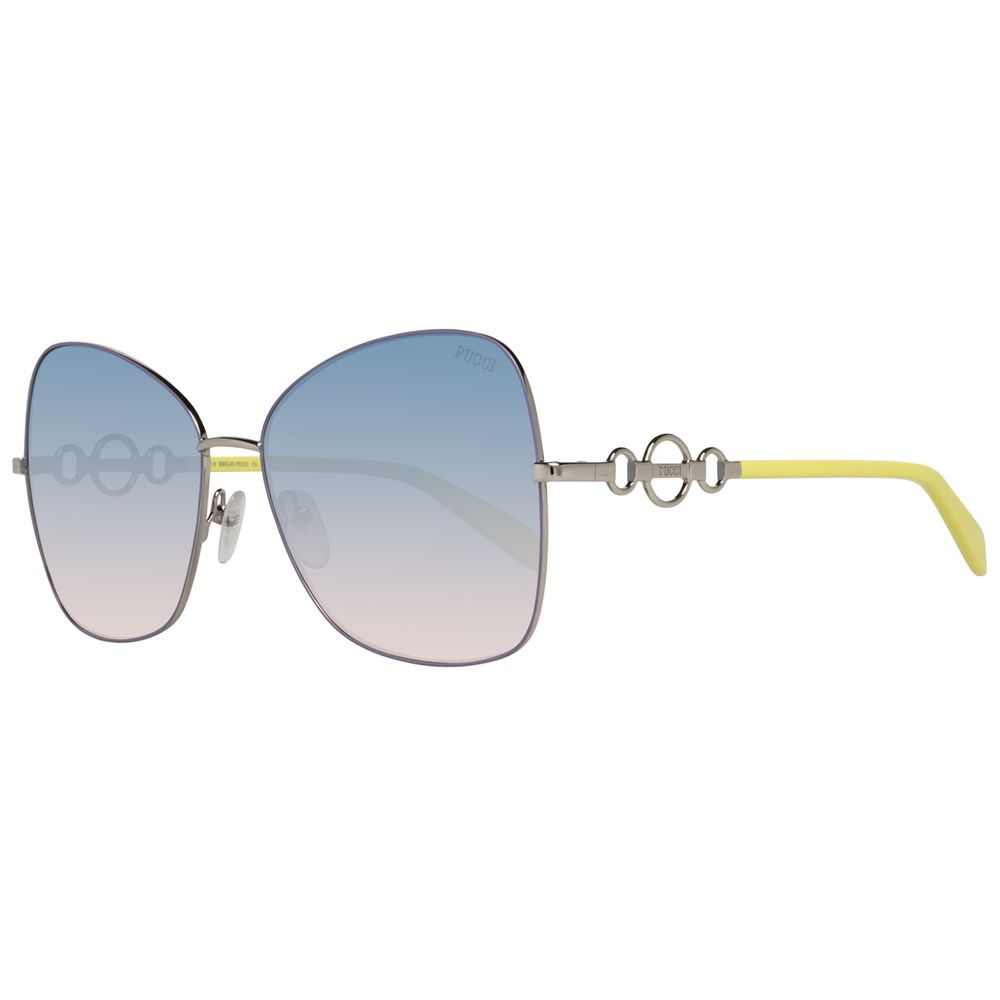 Gray Metal Sunglasses Sunglasses Emilio Pucci