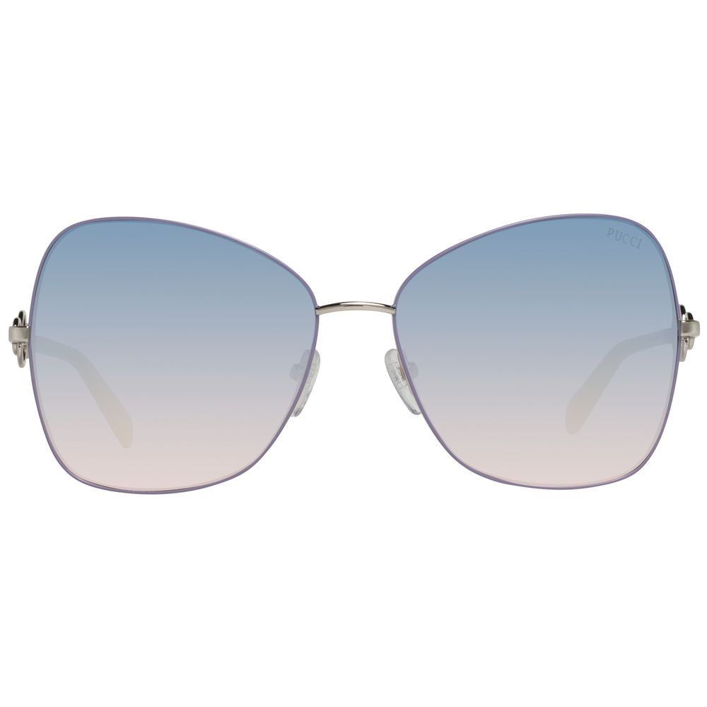 Gray Metal Sunglasses Sunglasses Emilio Pucci