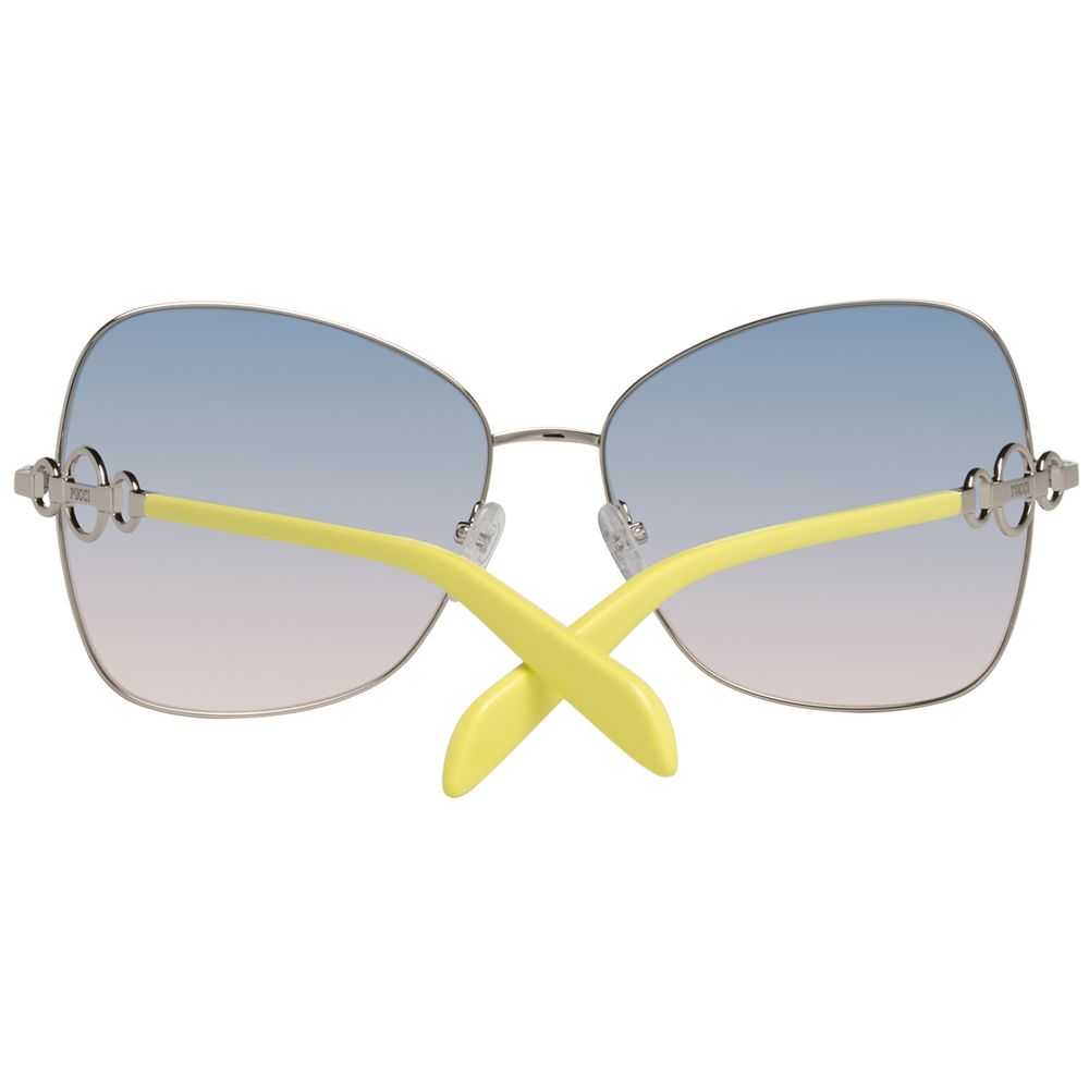 Gray Metal Sunglasses Sunglasses Emilio Pucci