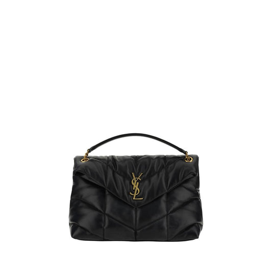 Black Lamb Leather Shoulder Bag Bags Saint Laurent