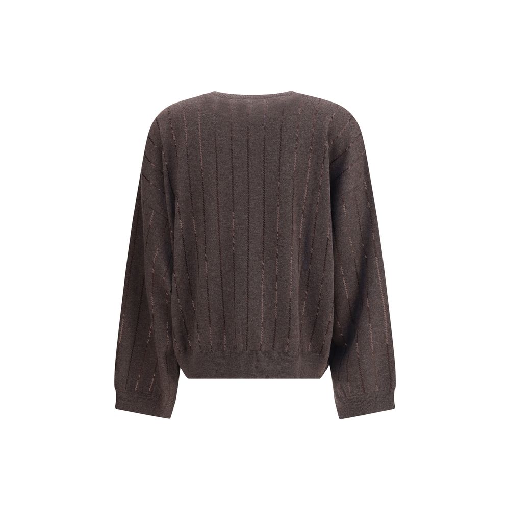 Brown Cashmere Cashmere Sweater Knitwear Brunello Cucinelli