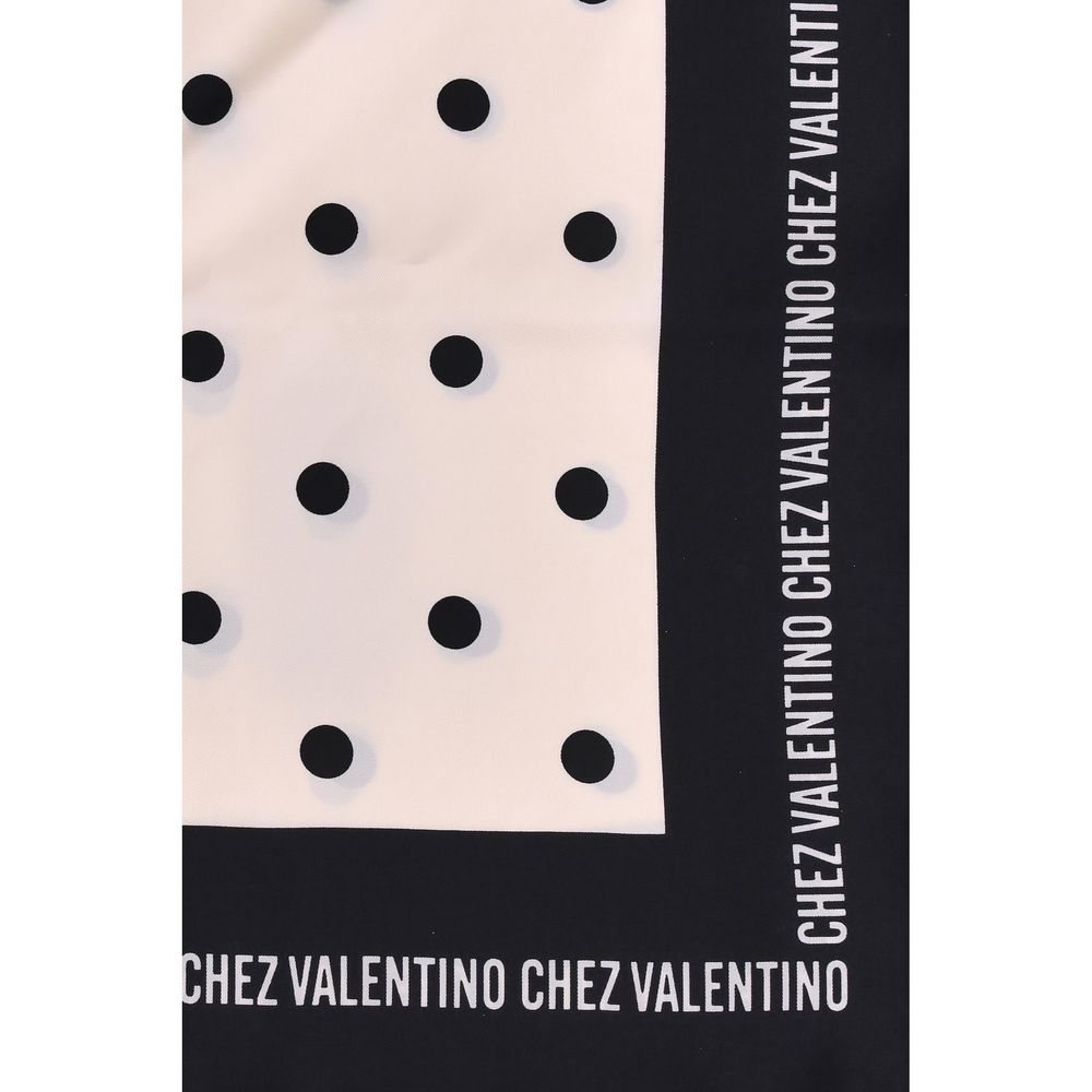 Black Silk Scarf Scarve Valentino Garavani