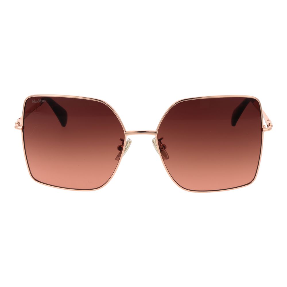 Rose Gold Metal Sunglasses Sunglasses Max Mara