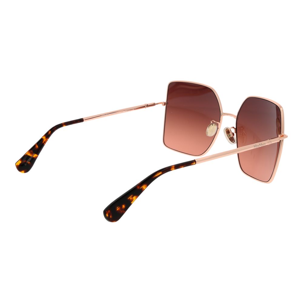 Rose Gold Metal Sunglasses Sunglasses Max Mara