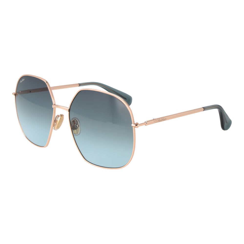 Rose Gold Metal Sunglasses Sunglasses Max Mara
