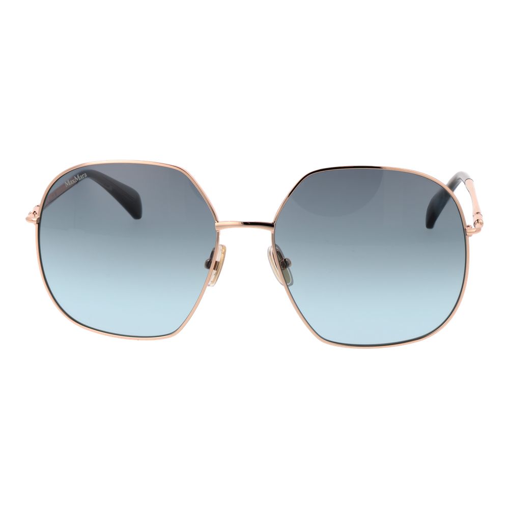 Rose Gold Metal Sunglasses Sunglasses Max Mara