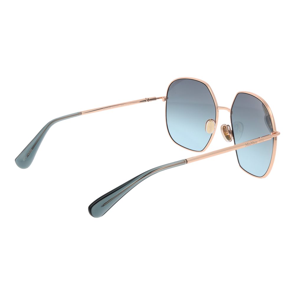 Rose Gold Metal Sunglasses Sunglasses Max Mara