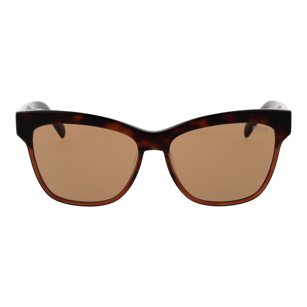 Brown Acetate Sunglasses Sunglasses Emilio Pucci