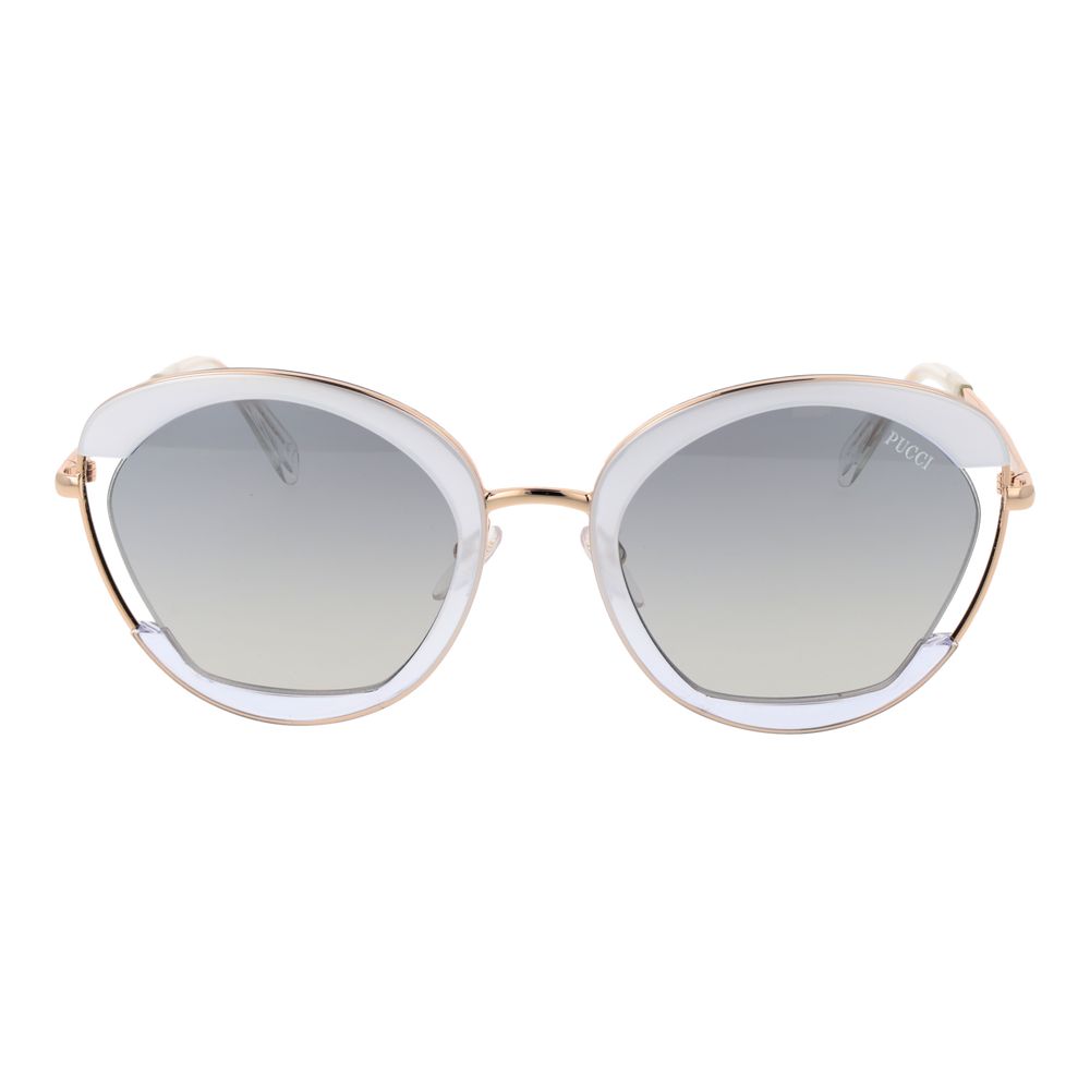 Gold Metal Sunglasses Sunglasses Emilio Pucci